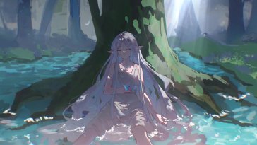 frieren sacred waters live wallpaper