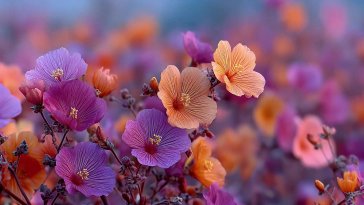 meadow of wildflowers live wallpaper