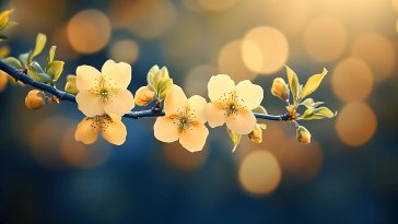 spring blossom branch live wallpaper