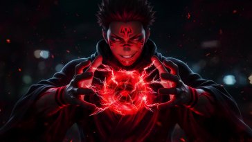 sukuna crimson dominion live wallpaper