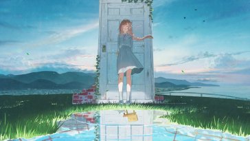 suzume between two worlds live wallpaper