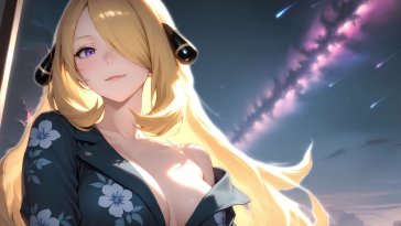 cynthia starfall queen (pokemon) live wallpaper