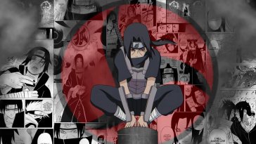 itachi uchiha  collage live wallpaper