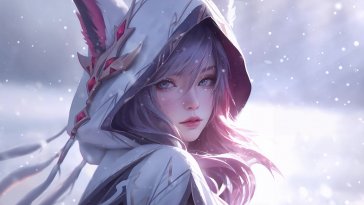 winter wanderer xayah live wallpaper