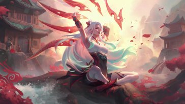mythmaker irelia (lol) live wallpaper