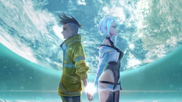 david & lucy - cyberpunk: edgerunners live wallpaper
