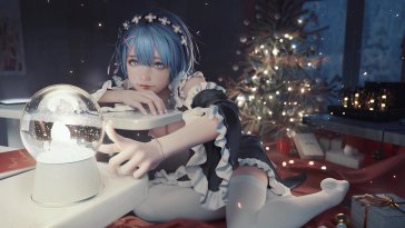 rem christmas - [re:zero] live wallpaper