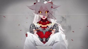 samurai fox girl live wallpaper