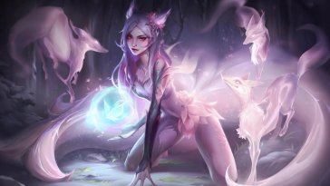 ahri faebound - lol live wallpaper