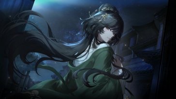 lin pianpian (the weeping swan) live wallpaper