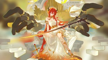 surtr arknights live wallpaper