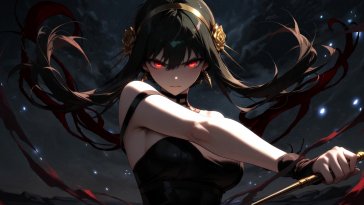 yor forger deadly beauty live wallpaper