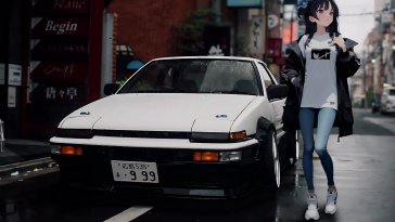 trueno ae86 tokyo street live wallpaper