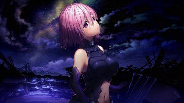 mashu kyrielight starry night live wallpaper