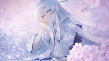 ushio noa cherry veil live wallpaper