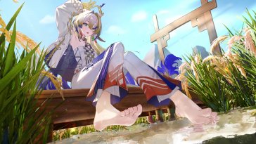 shu summer breeze (arknights terra) live wallpaper