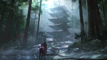 tsushima silent temple live wallpaper