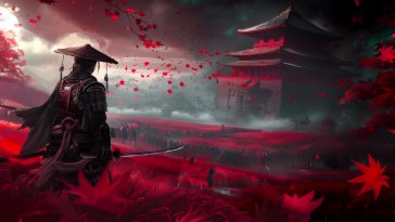 red autumn ronin live wallpaper