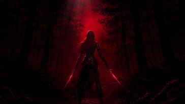 queen of crimson night live wallpaper