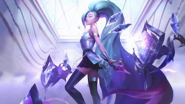 kda seraphine live wallpaper