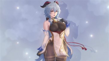ganyu moonlit grace live wallpaper