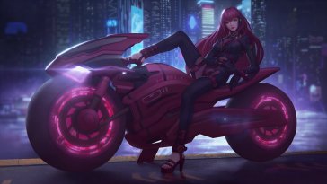 cyber streets reign live wallpaper