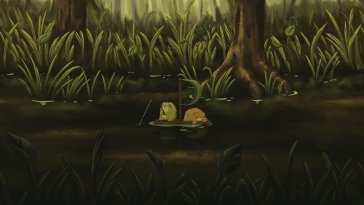 fishing frogs live wallpaper