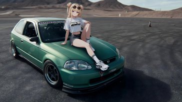 honda civic ek9 spirit live wallpaper