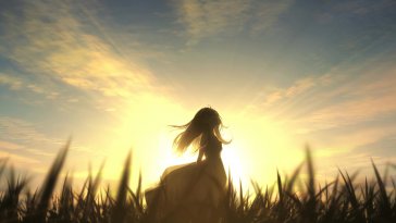 beneath the golden sky live wallpaper