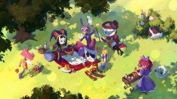 the amazing digital circus - picnic live wallpaper