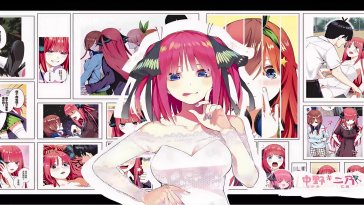 nakano nino - a thousand moments live wallpaper