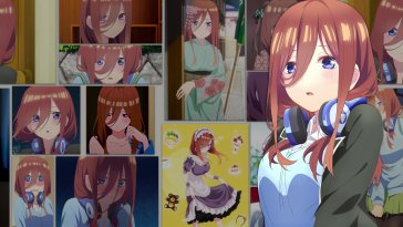 miku nakano - quintessential quintuplets live wallpaper