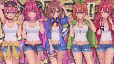 gotoubun no hanayome - the quintessential quintuplets live wallpaper
