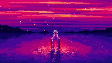 sunset in a bottle live wallpaper