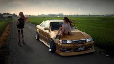 jzx100 summer sunset live wallpaper