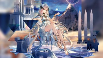 nightingale - arknights live wallpaper