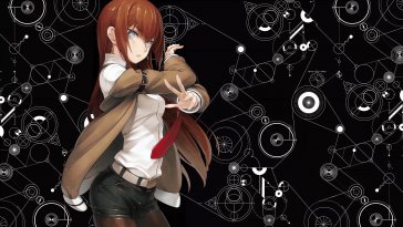 kurisu makise - steins gate live wallpaper