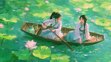 whispering lotus lake live wallpaper