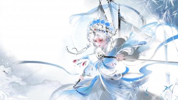chinese opera warrior live wallpaper