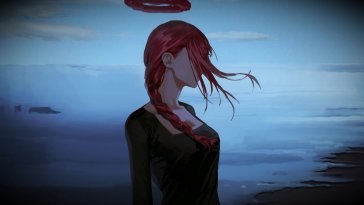 makima crimson halo live wallpaper