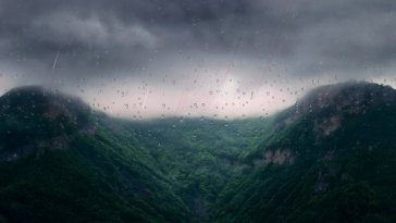 rainy valley live wallpaper