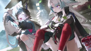 arcane & chen qianyu (arknights) live wallpaper