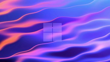 windows smooth waves with icon live wallpaper