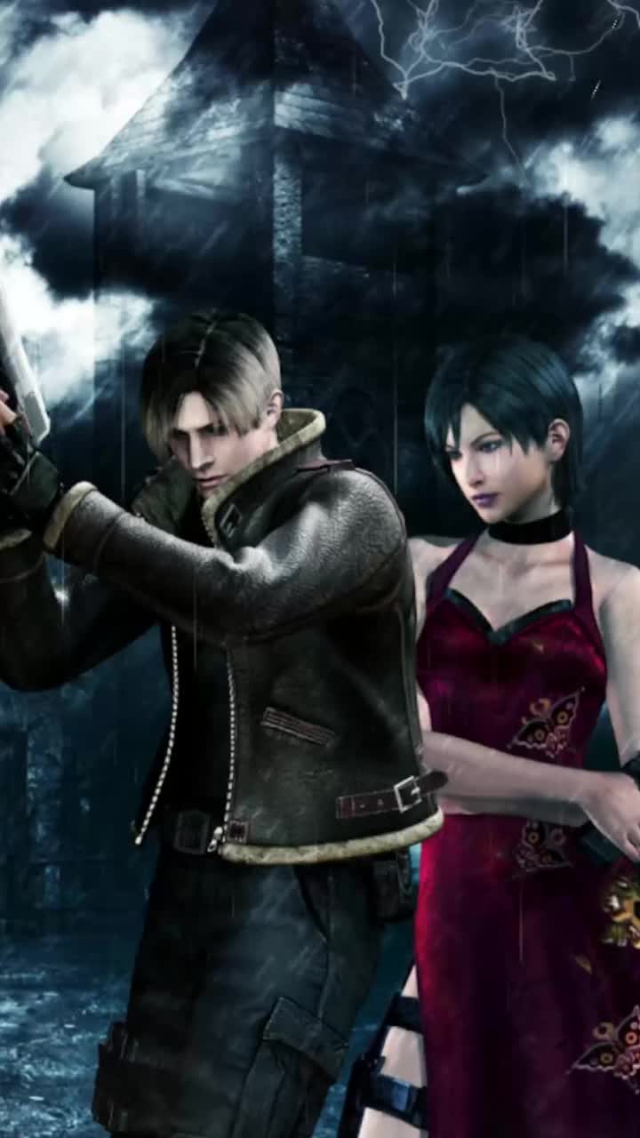 Resident Evil 4 HD Remaster Leon and Ada Wallpaper by zoellisrus