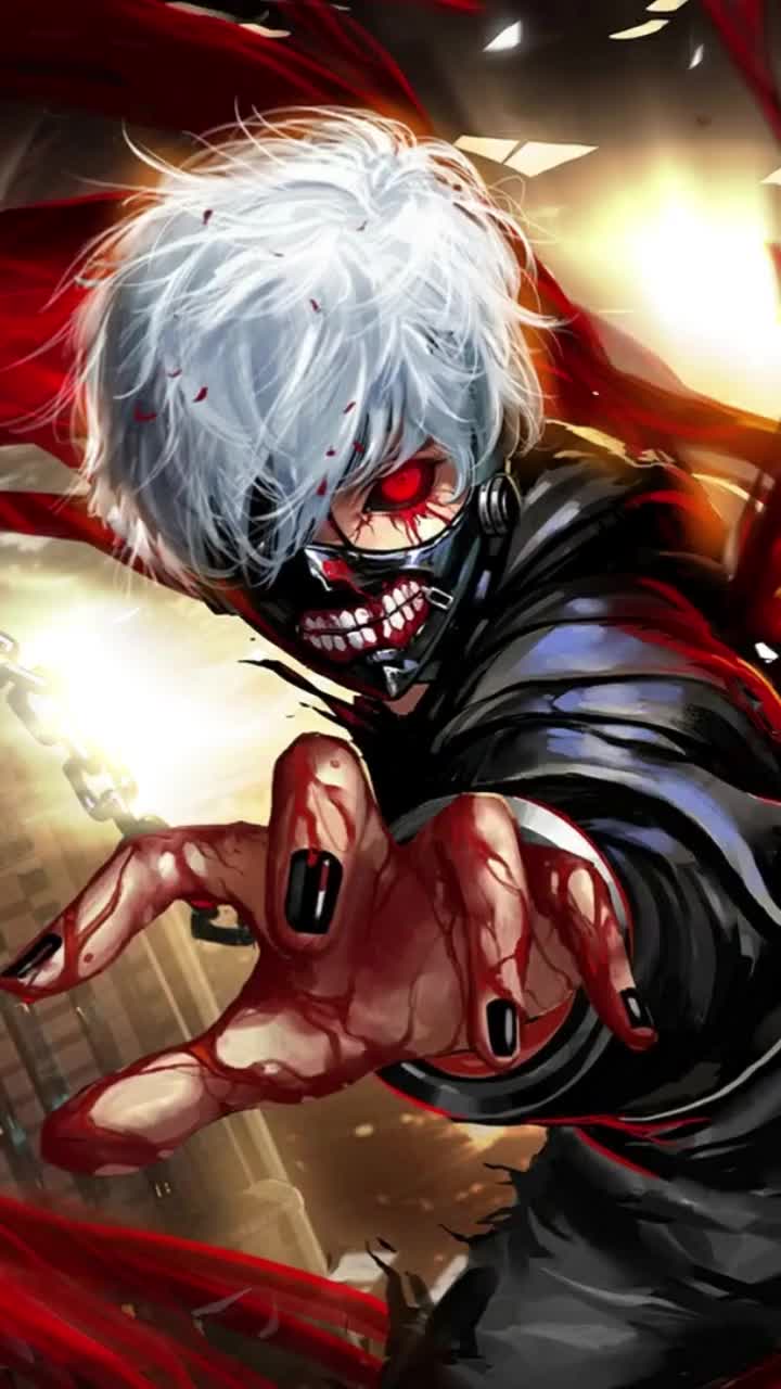 Live wallpaper Kaneki Ken (Tokyo Ghoul) -- 4k / download from VSThemes