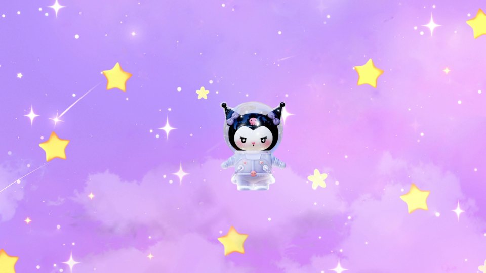 Kuromi Wallpaper 4K, Cartoon, Hello Kitty