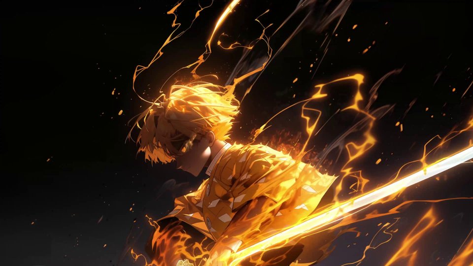 Zenitsu Ipad, demon slayer ipad HD wallpaper | Pxfuel