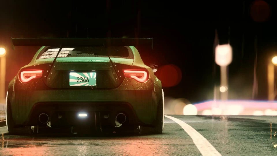 White Subaru BRZ sport car going son fast 2K wallpaper download