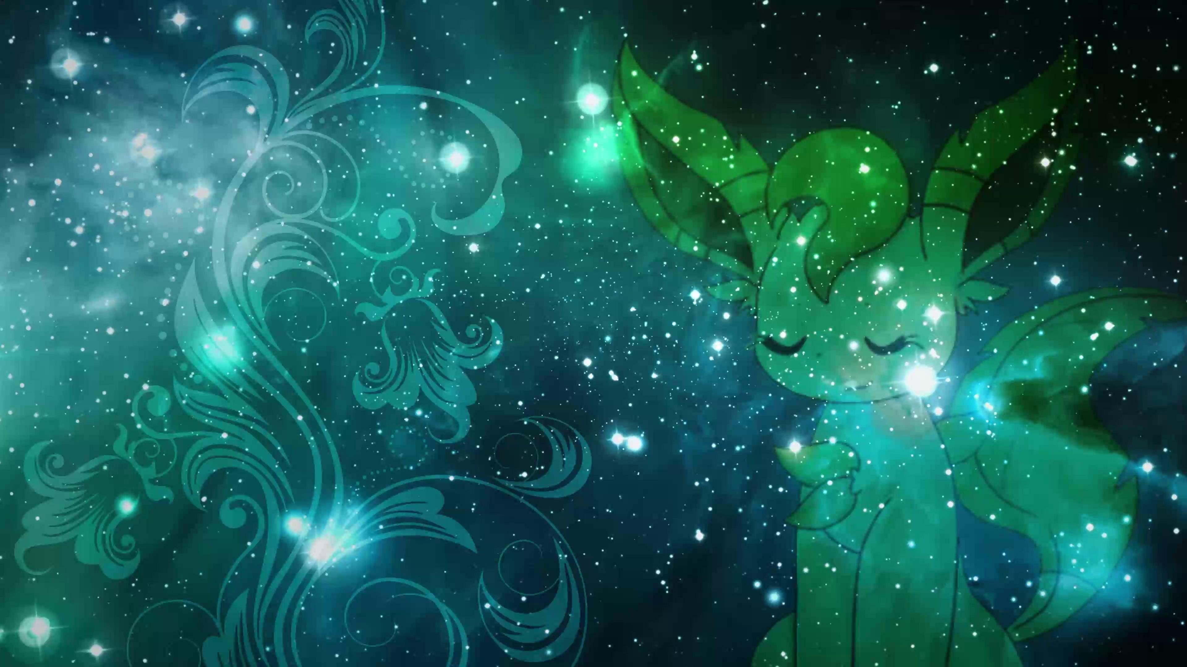 is there a version of this leafeon where there is only text i really want  this as my wallpaper  rPokemonTCG