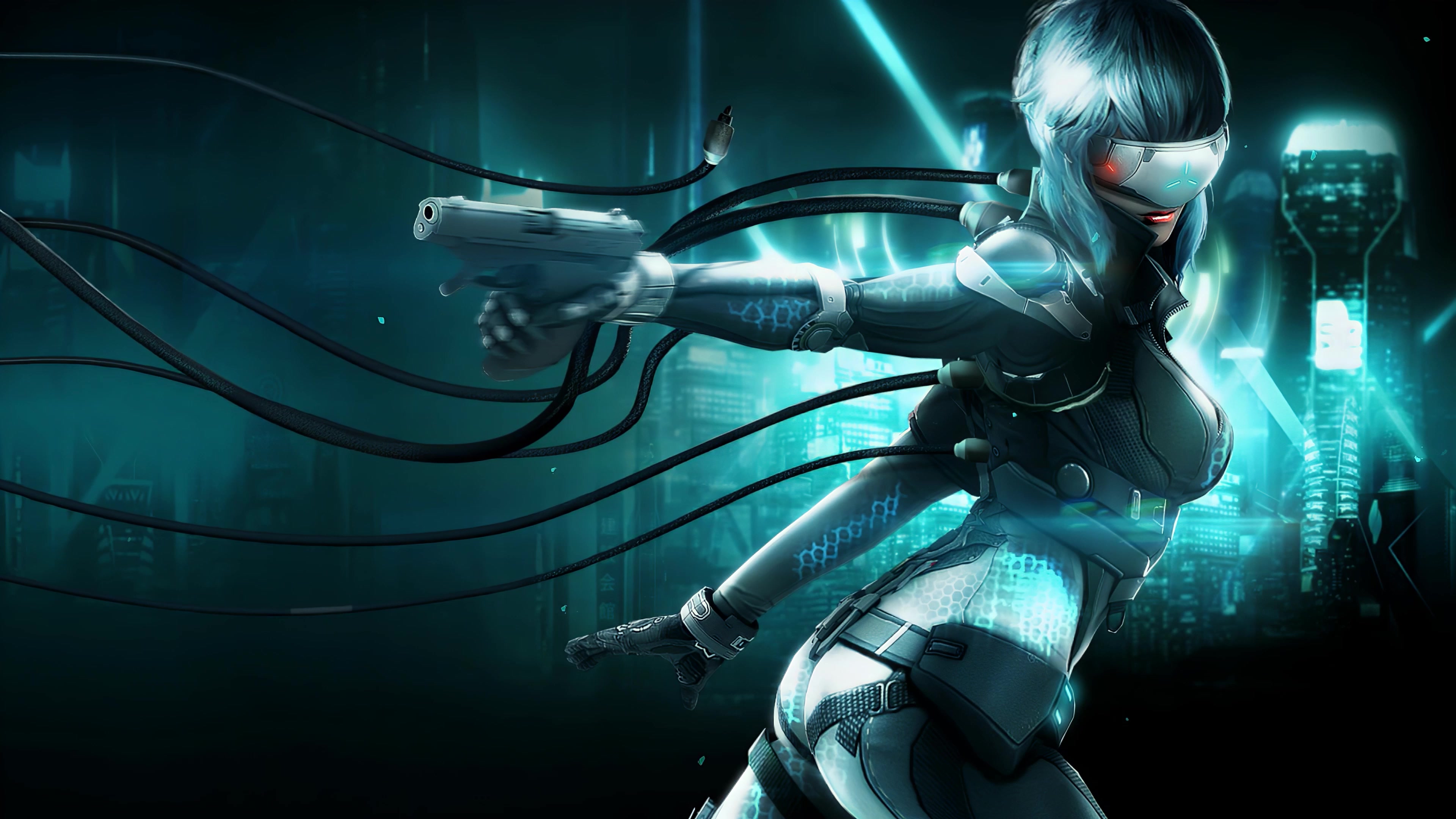 Motoko Kusanagi - Ghost in the Shell Live Wallpaper